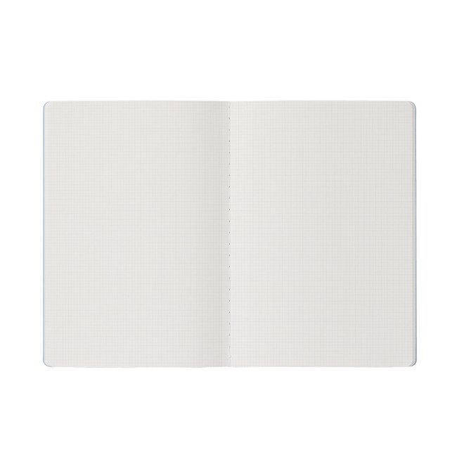 8441-06 Tiny Grid Notes B6 Light Blue