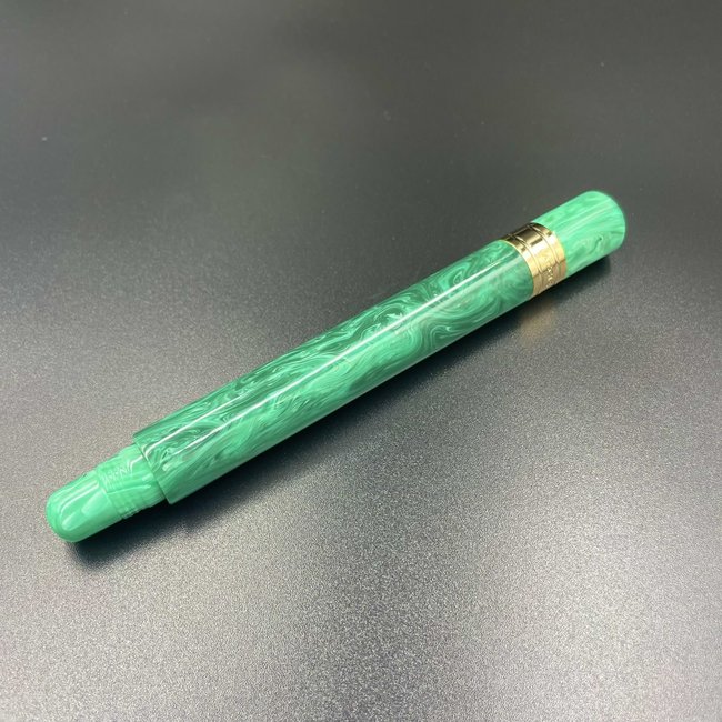 FOUNTAIN PEN COVENANT GREEN MALACHITE 14K