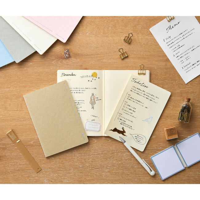 8441-05 Tiny Grid Notes B6 Gray