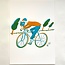 A3 Riso Print / Spellbound Cyclist/ Takako Copeland