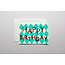 Card: Harlequin Birthday Mint/ Takako Copeland