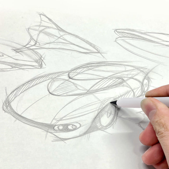 Metacil Pencil Metallic Gray