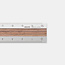 Aluminum Ruler Brown