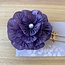 Frilly Purple Flower Kanzashi