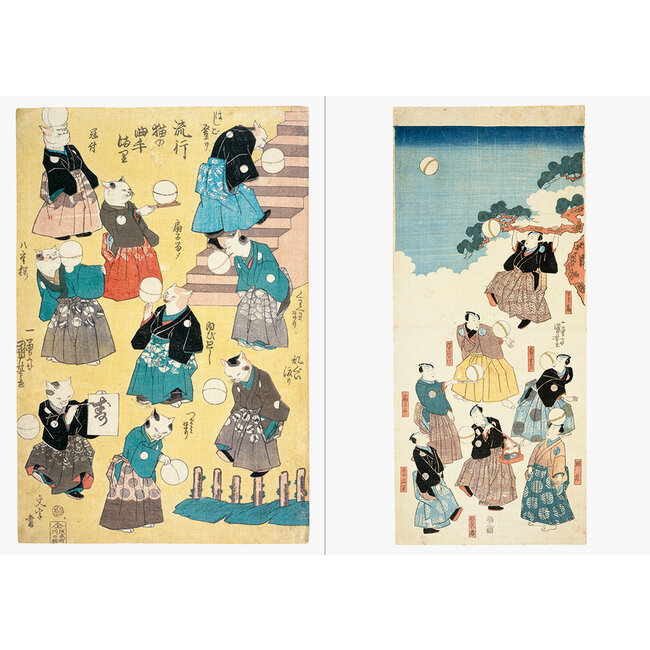Cats by Kuniyoshi : Ukiyo-E Paper Book (English)