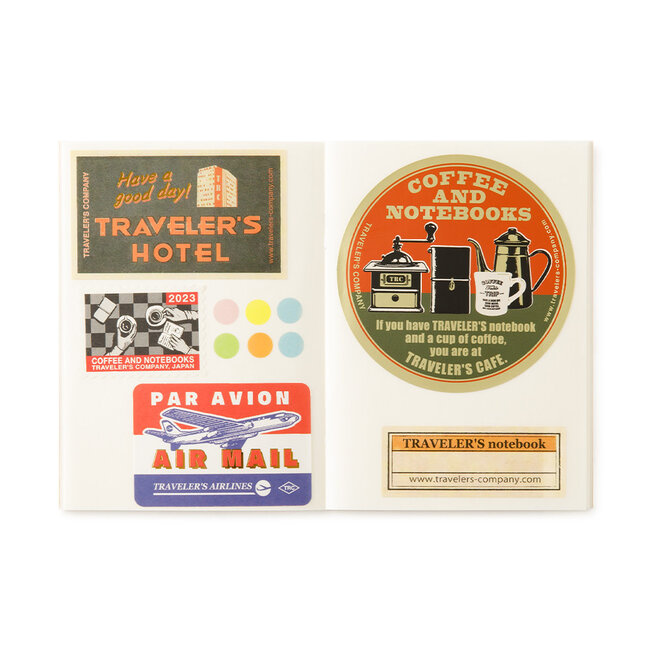 017 TRAVELER'S notebook  Refill Sticker Release Paper (Passport Size)
