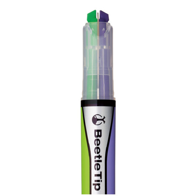 Beetle Tip Dual Colour Green + Purple
