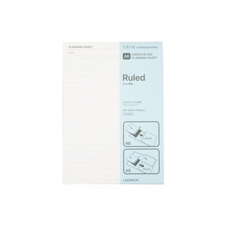 LACONIC LACONIC LEQ12-B A6 PLANNING SHEET B(Ruled)