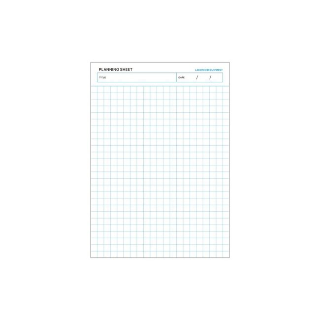LACONIC LEQ12-A A6 PLANNING SHEET A(Grid)