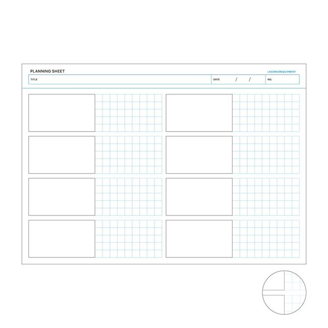 LACONIC LEQ11-C A5 PLANNING SHEET C(Story Board)