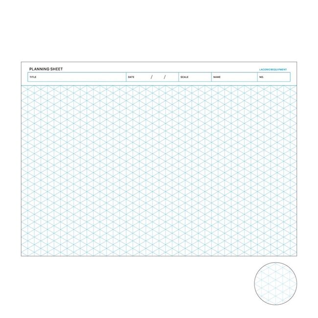 LACONIC LEQ11-B A5 PLANNING SHEET B(Isometric)