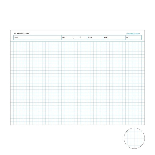LACONIC LEQ11-A A5 PLANNING SHEET A(Grid)