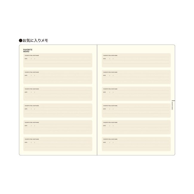 LACONIC A5 LGF10-36 STYLE NOTEBOOK My Life