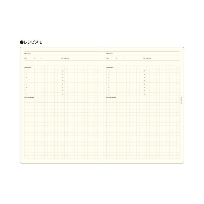 LACONIC A5 LGF10-36 STYLE NOTEBOOK My Life