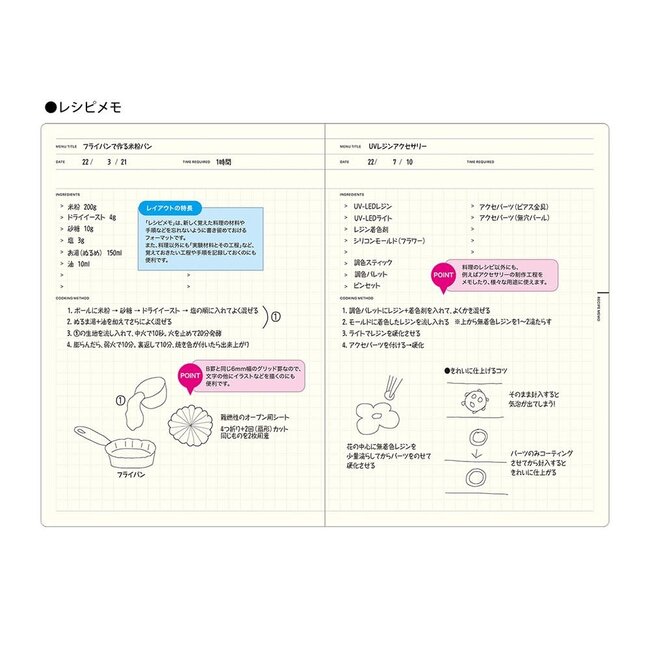 LACONIC A5 LGF10-36 STYLE NOTEBOOK My Life