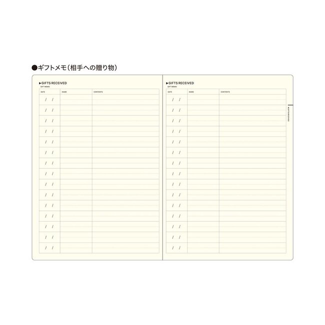 LACONIC A5 LGF10-36 STYLE NOTEBOOK My Life