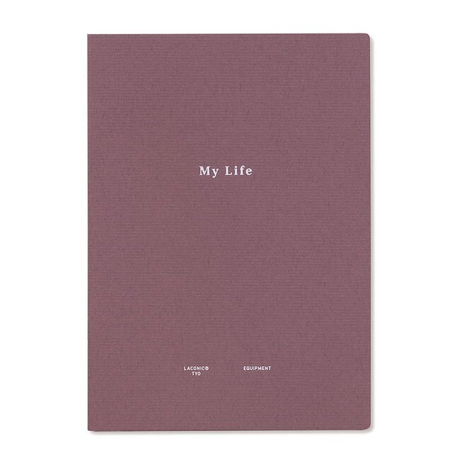 LACONIC A5 LGF10-36 STYLE NOTEBOOK My Life