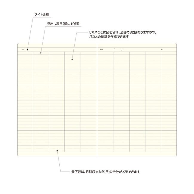 LACONIC A5 LGF08-36 STYLE NOTEBOOK Spreadsheet