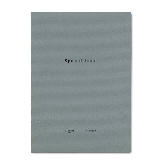 LACONIC A5 LGF08-36 STYLE NOTEBOOK Spreadsheet
