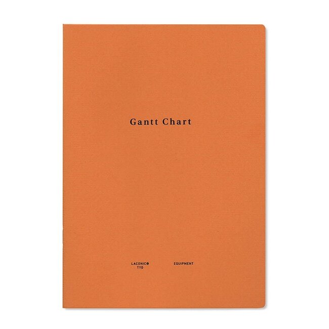 LACONIC A5 LGF05-36 STYLE NOTEBOOK Gantt Chart