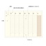 LACONIC A5 LGF02-36 STYLE NOTEBOOK Weekly