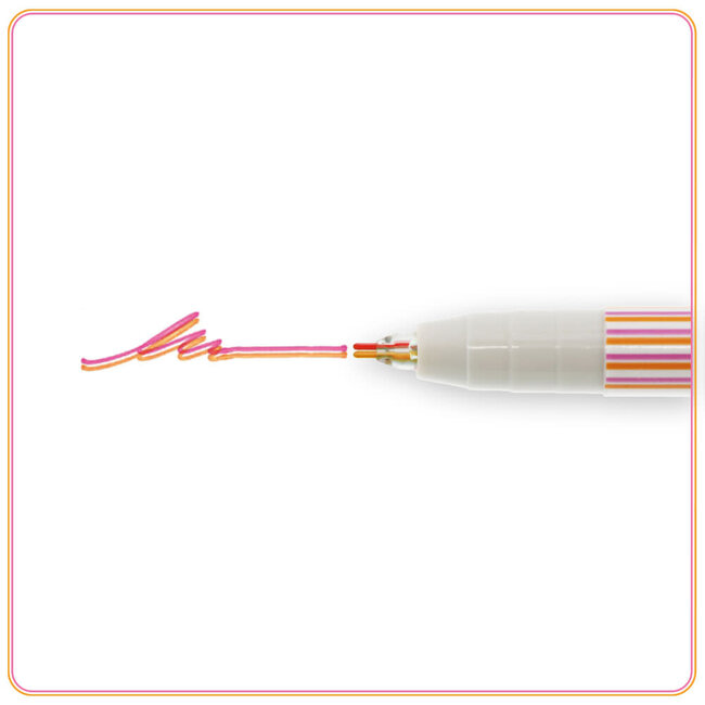 Twiink 2 Colour Pen Orange/Pink