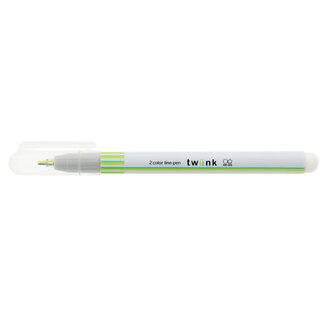 SUNSTAR Twiink 2 Colour Pen Yellow/Mint