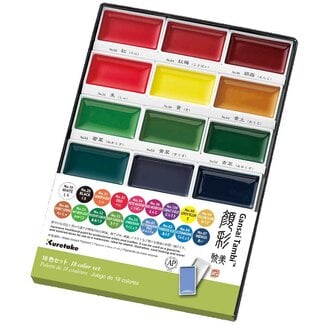 Kuretake Co., Ltd. Mc20-18V Gansai Tambi Set Of 18 Colours