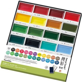 Kuretake Co., Ltd. Mc20-24V Gansai Tambi Set Of 24 Colours