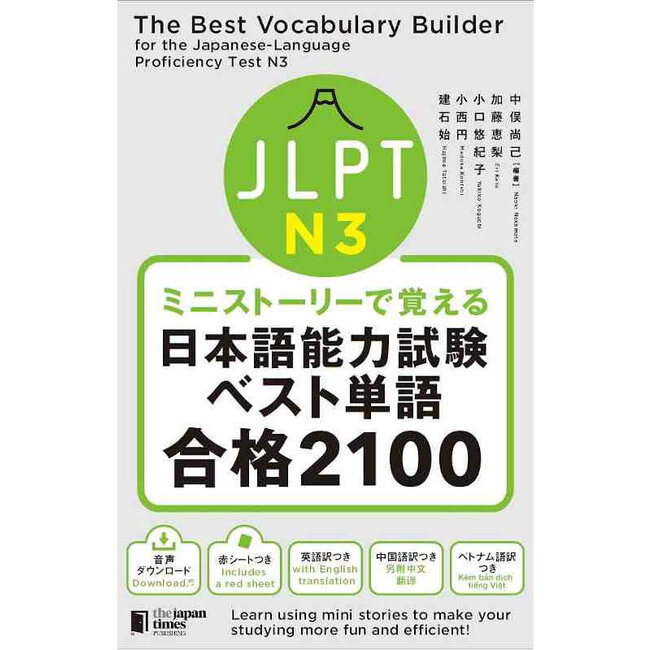 The Best Vocabulary Builder for the JLPT N3 2100