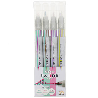 Twiink 2 Colour Pen 4Pcs Pack D