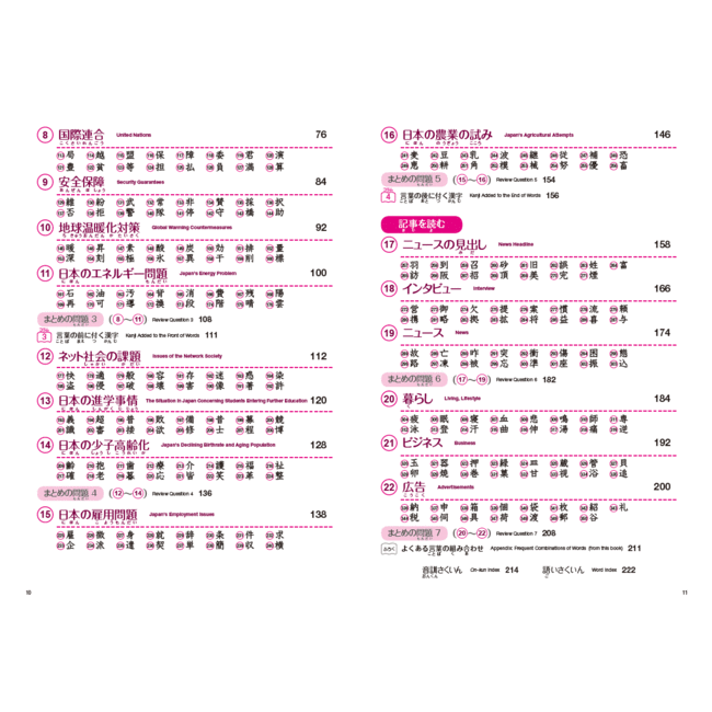 Practical Kanji Gendai Shakai Wo Yomu 700 Kanji Vol.1 / N3 - N1
