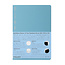 S4153 1/2 Year Notebook, Dot, A5, Blue