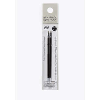 STALOGY S5115 Low-Viscosity Oil-Based Ink Ball Point Pen, Refills, 2P