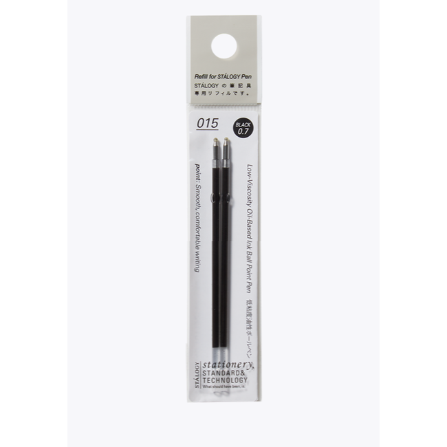 S5115 Low-Viscosity Oil-Based Ink Ball Point Pen, Refills, 2P