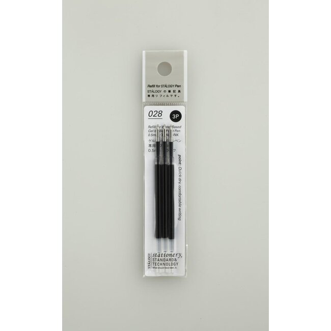 S5211 Water-Based Gel Ink Ball Point Pen, Refills, 3P