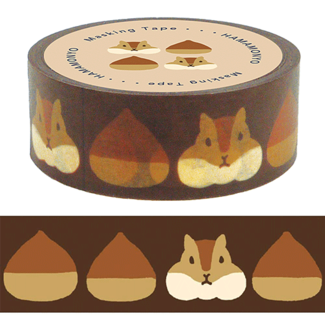 HAMAMONYO Masking Tape - Squirrel