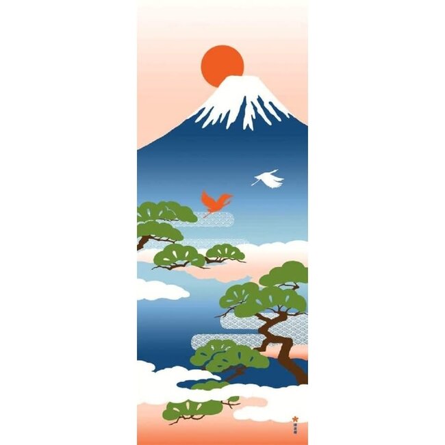 Tenugui Fuji Japanese Pine