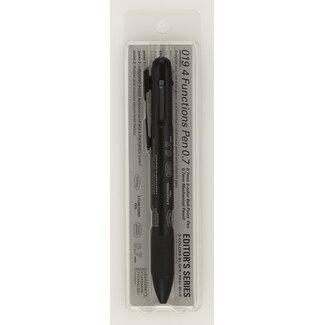STALOGY S5706 4 Functions Pen, 0.7mm, Black