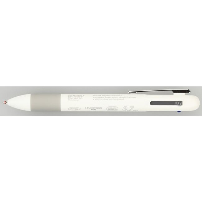 S5705 4 Functions Pen, 0.7mm, white