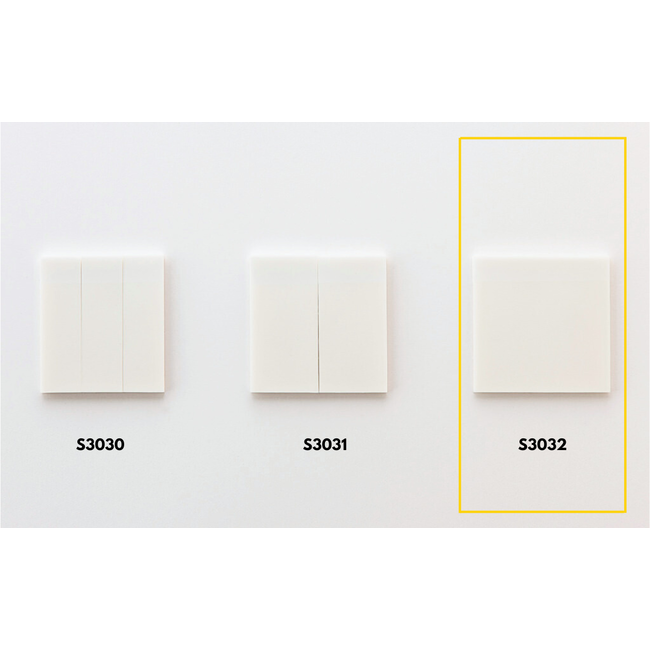 S3032 Translucent Sticky Notes, plain, 50 mm wide