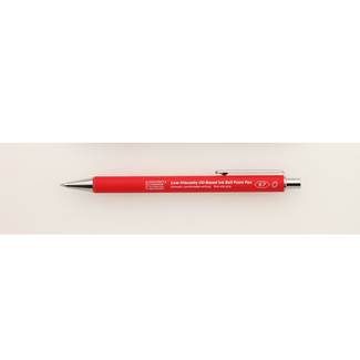 STALOGY S5112 Low-Viscosity Oil-Based Ink Ball Point Pen, 0.7mm, Red