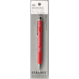 STALOGY S5212 Water-Based Gel Ink Ball Point Pen 0.5mm,Red