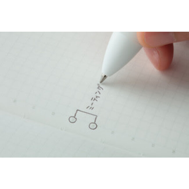 S5700 4 Functions Pen, 0.5mm, white