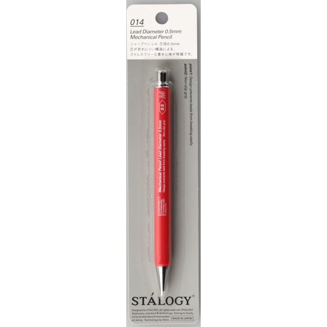 S5012 Lead Diameter 0.5 mm Mechanical Pencil,Red