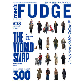 men's FUDGE March / The World Snap for Winter '24 vol.159