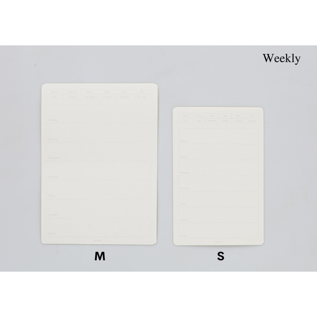 S2402 Removable Calendar Seal, Weekly, S