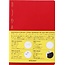 STALOGY S4109 1/2 Year Notebook, Grid, A5, Red