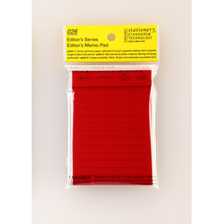 STALOGY S3072 026 Editor's Memo Pad, lined