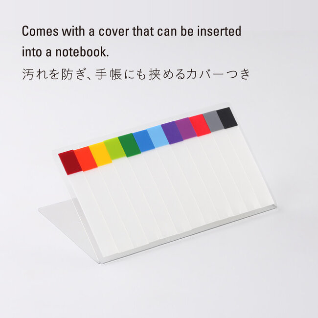 S3010 Thin Sticky Notes, 12 colors